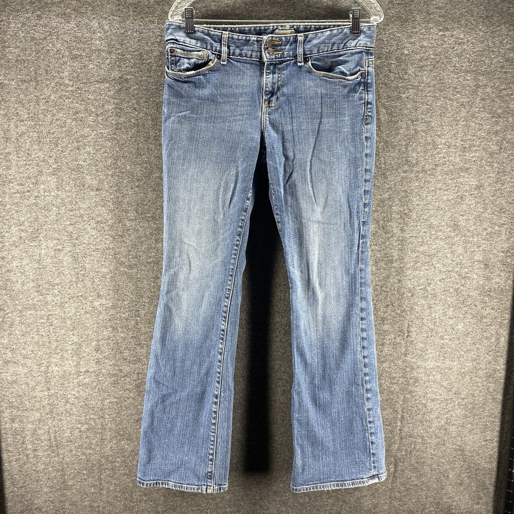 Gap Essential Bootcut Jeans Womens 10/30‎ Blue Excellent Mid Rise Stretch Denim
